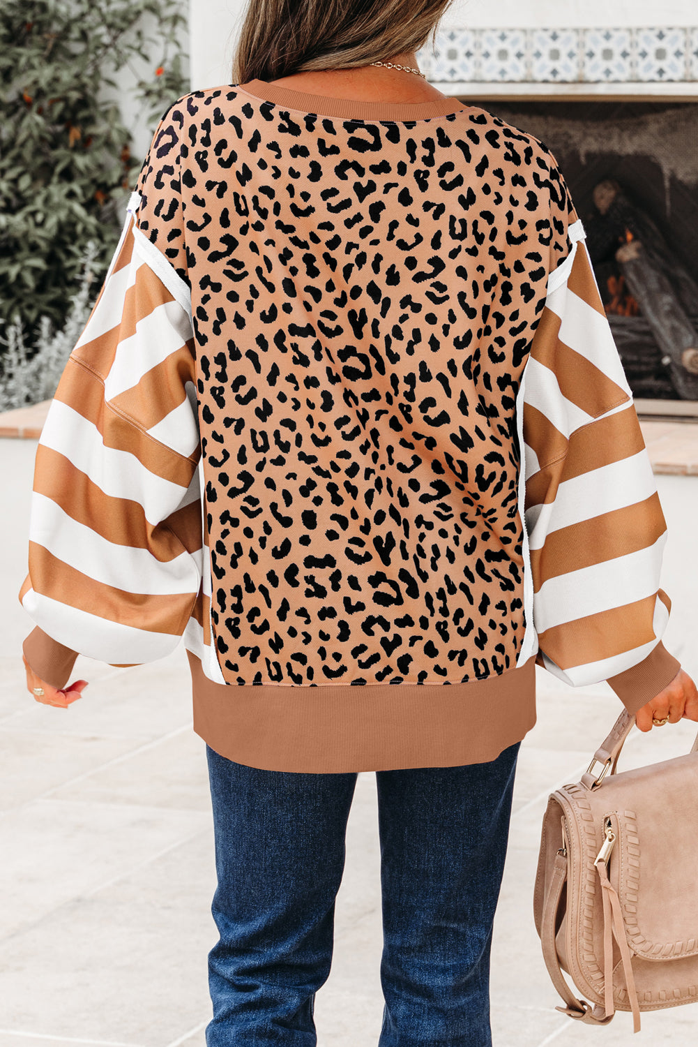 Leopard Casual Sweatshirt