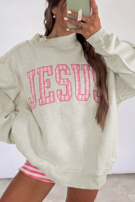 Polka Dot Baggy Sweatshirt