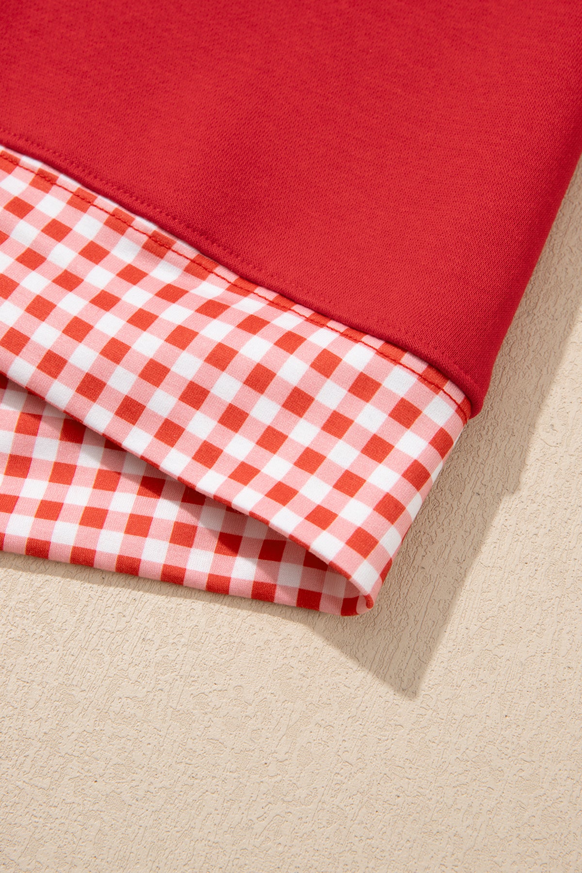 Gingham Pullover w/ Short Set
