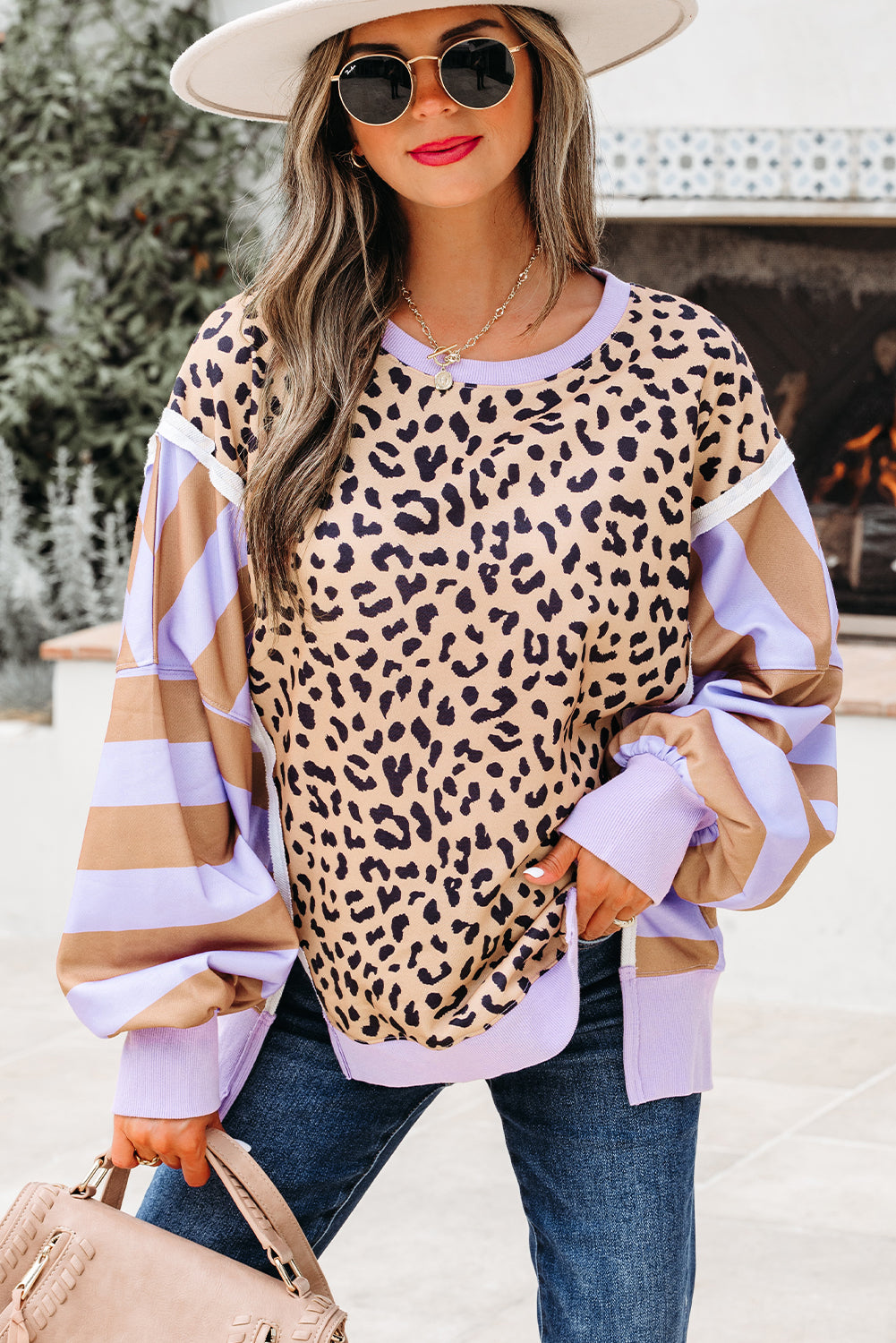 Leopard Casual Sweatshirt