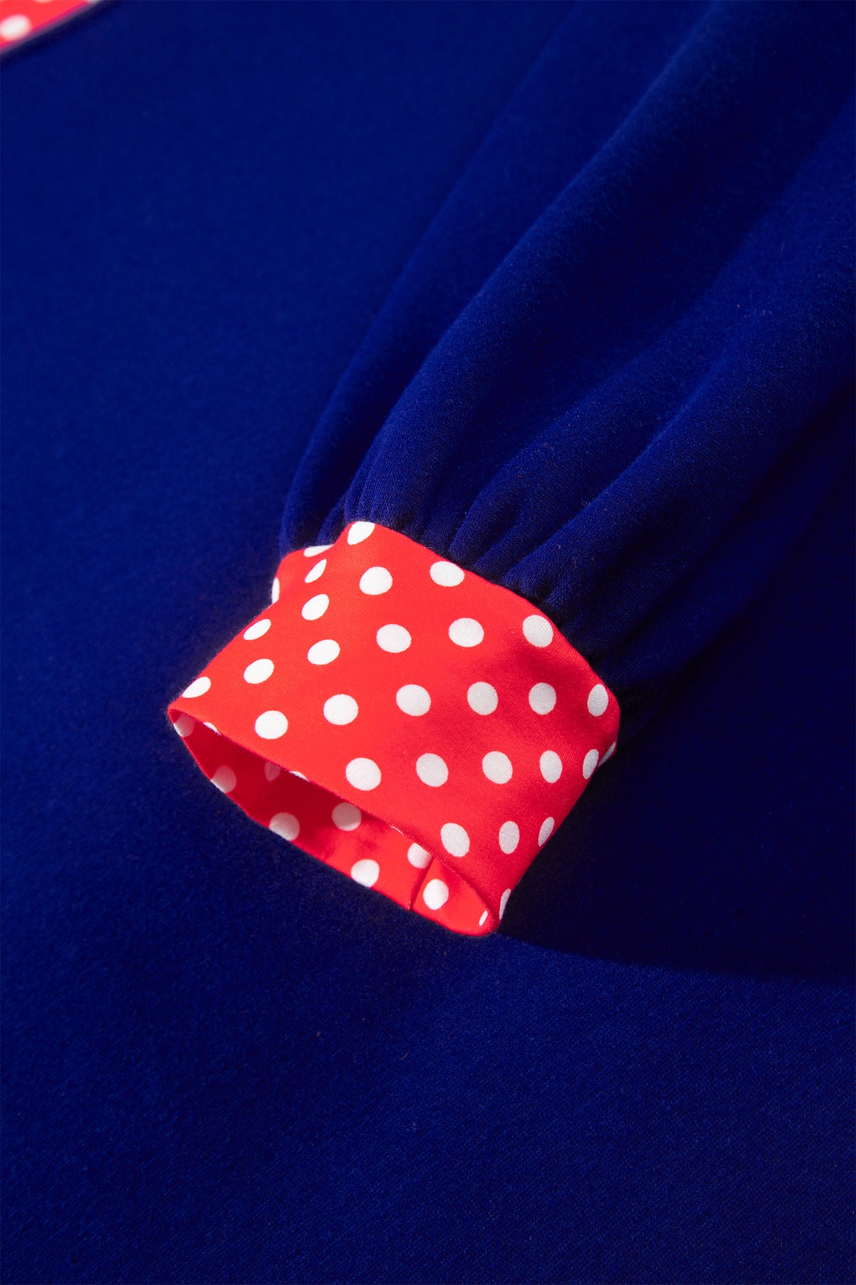Polka Dot Oversized Sweatshirt
