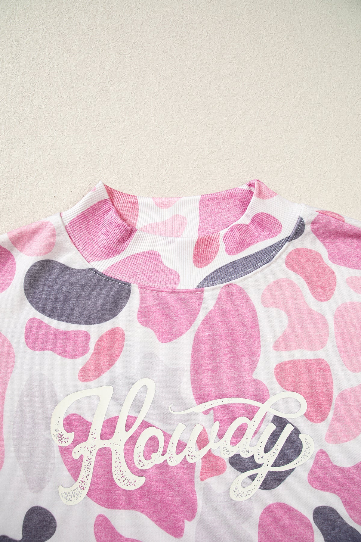 Camo Print Howdy Sweatshirt