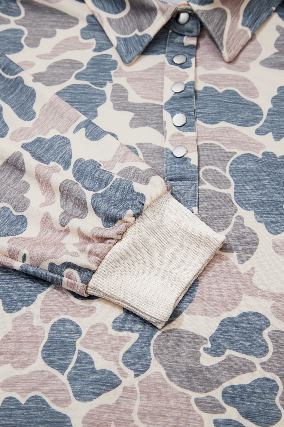 Camo Pullover Sweatshirt