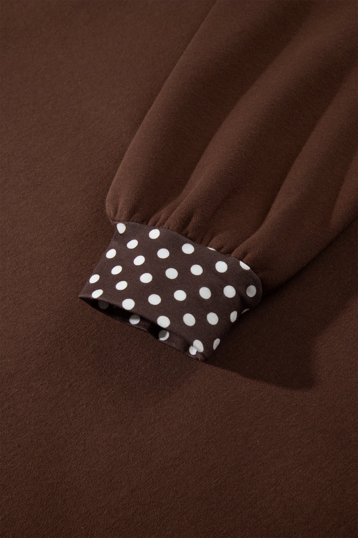 Polka Dot Oversized Sweatshirt
