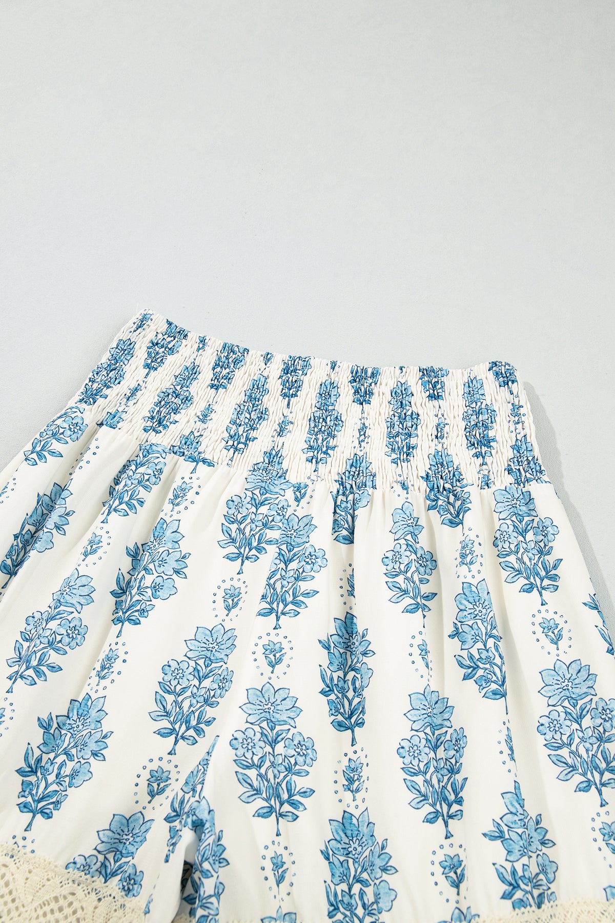 Floral Lace Wide Leg Pants