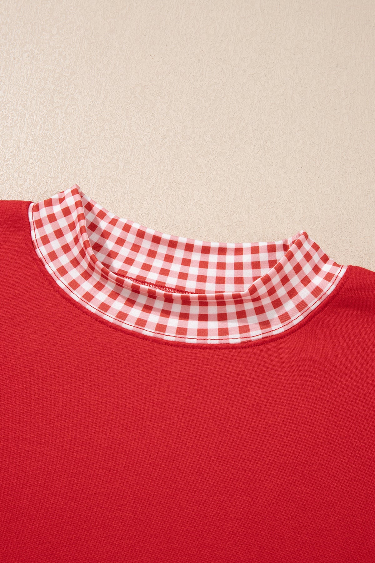 Gingham Pullover w/ Short Set