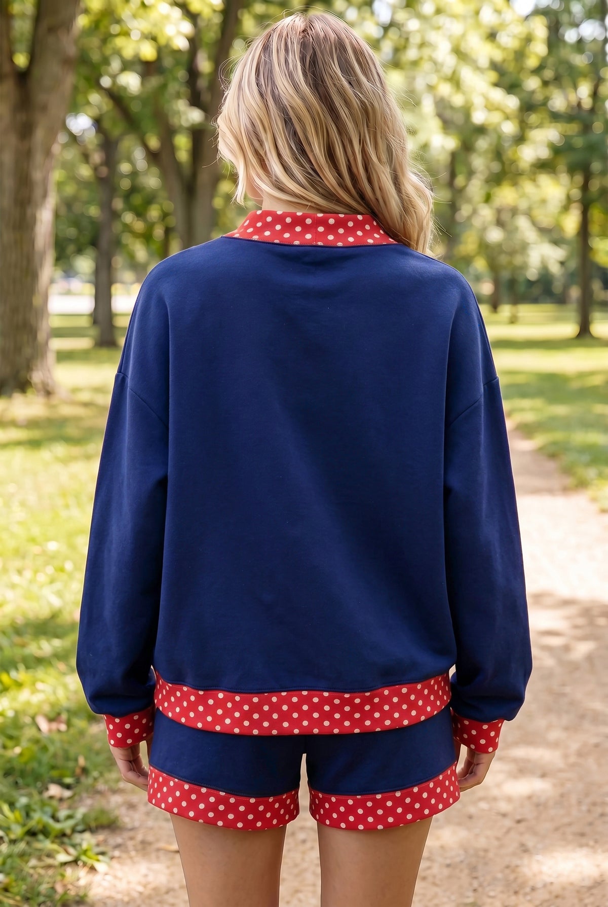 Gingham Pullover w/ Short Set
