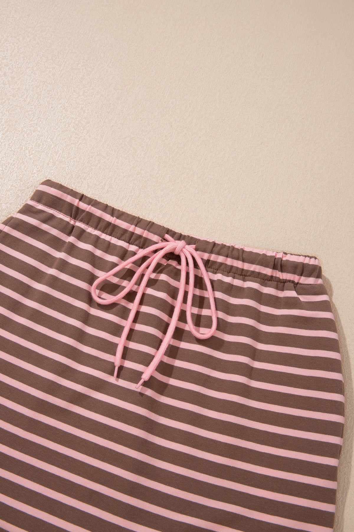 Striped Long Sleeve Top w/ Skort Set
