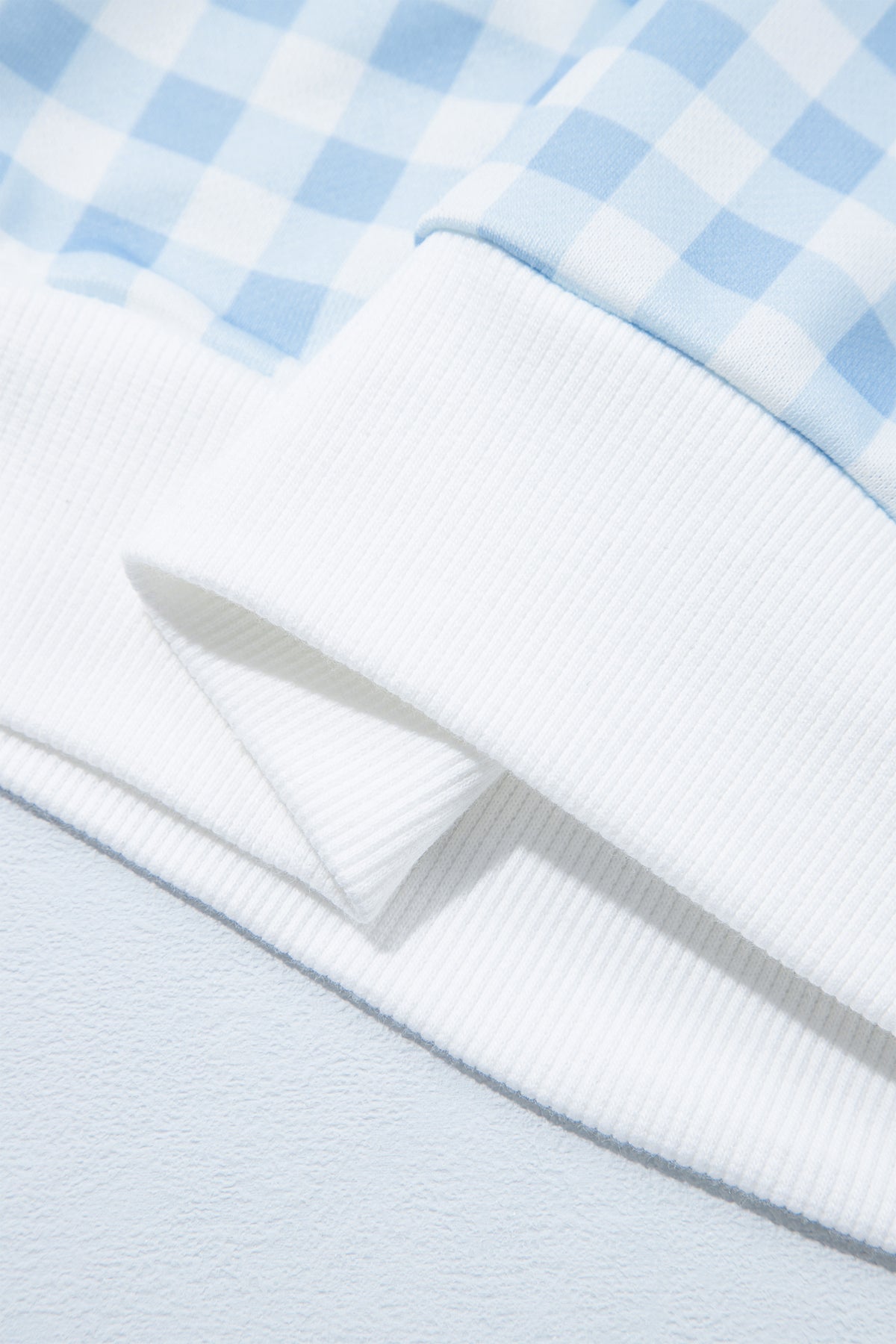Plaid Long Sleeve Sweatshirt