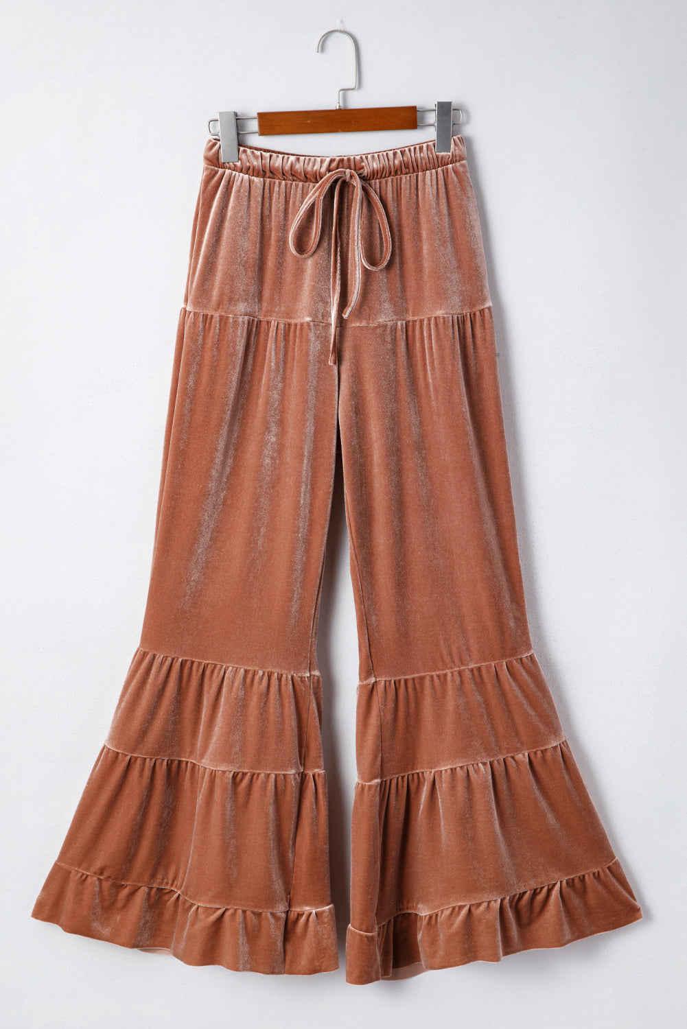 Mineral Wash High Waist Bell Bottom Pants