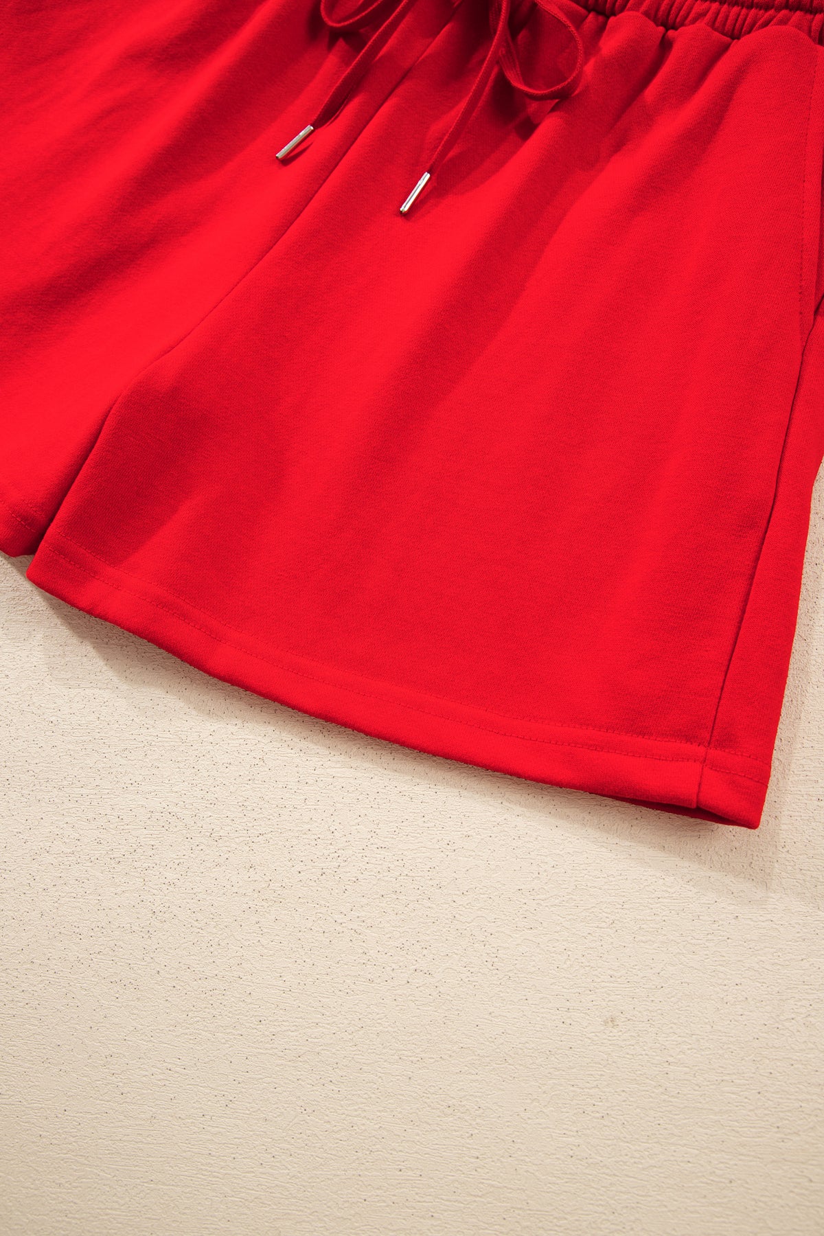 Long Sleeve Top w/Drawstring Shorts Set
