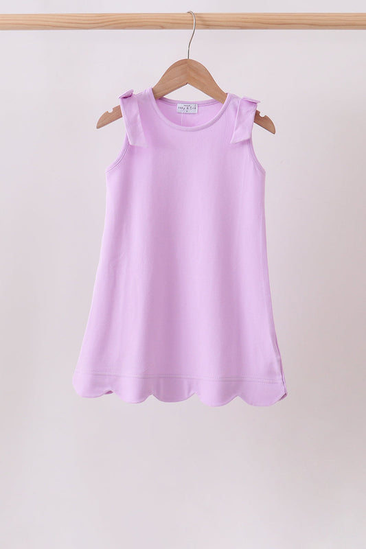 Scalloped Bow Dress