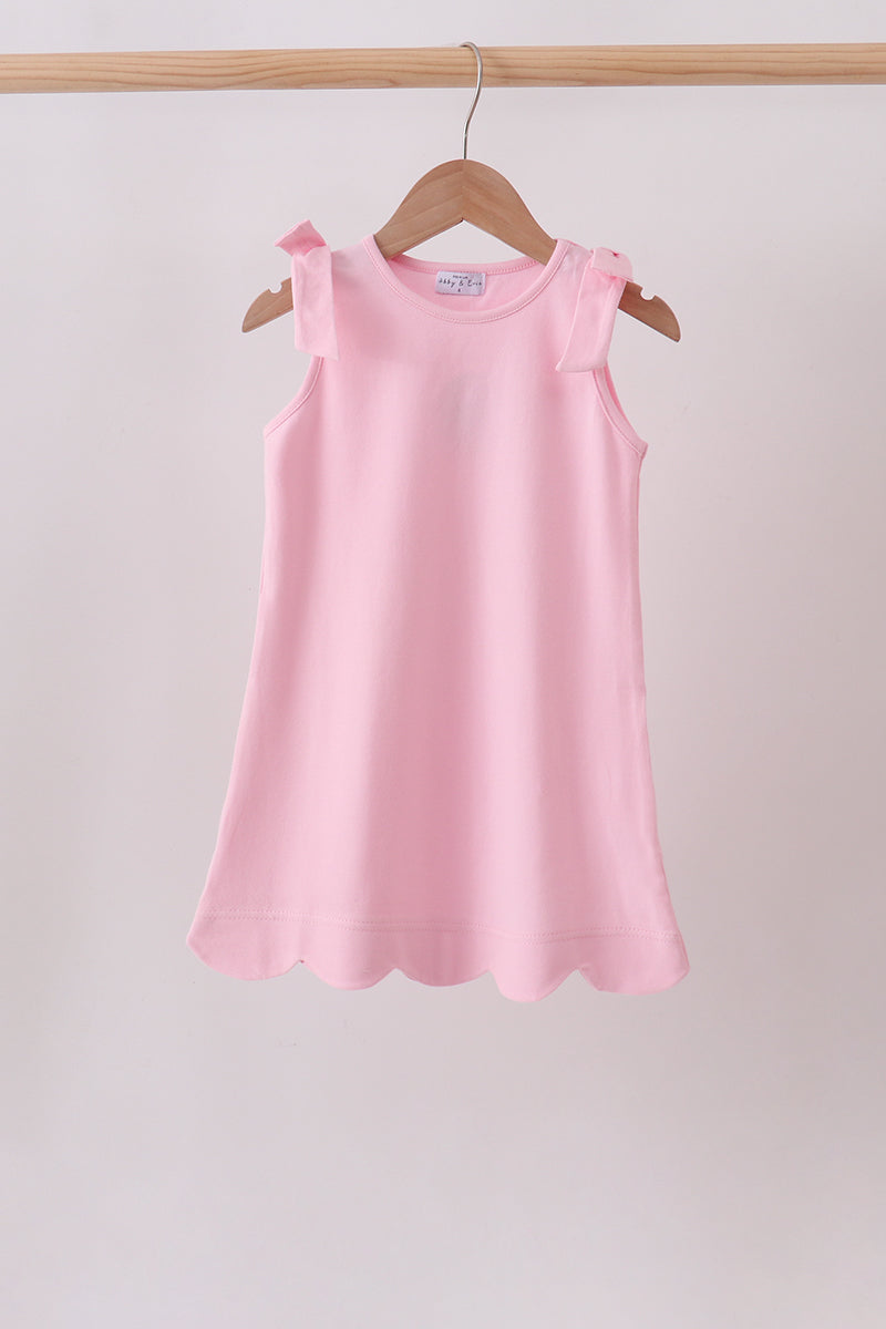 Scalloped Bow Dress