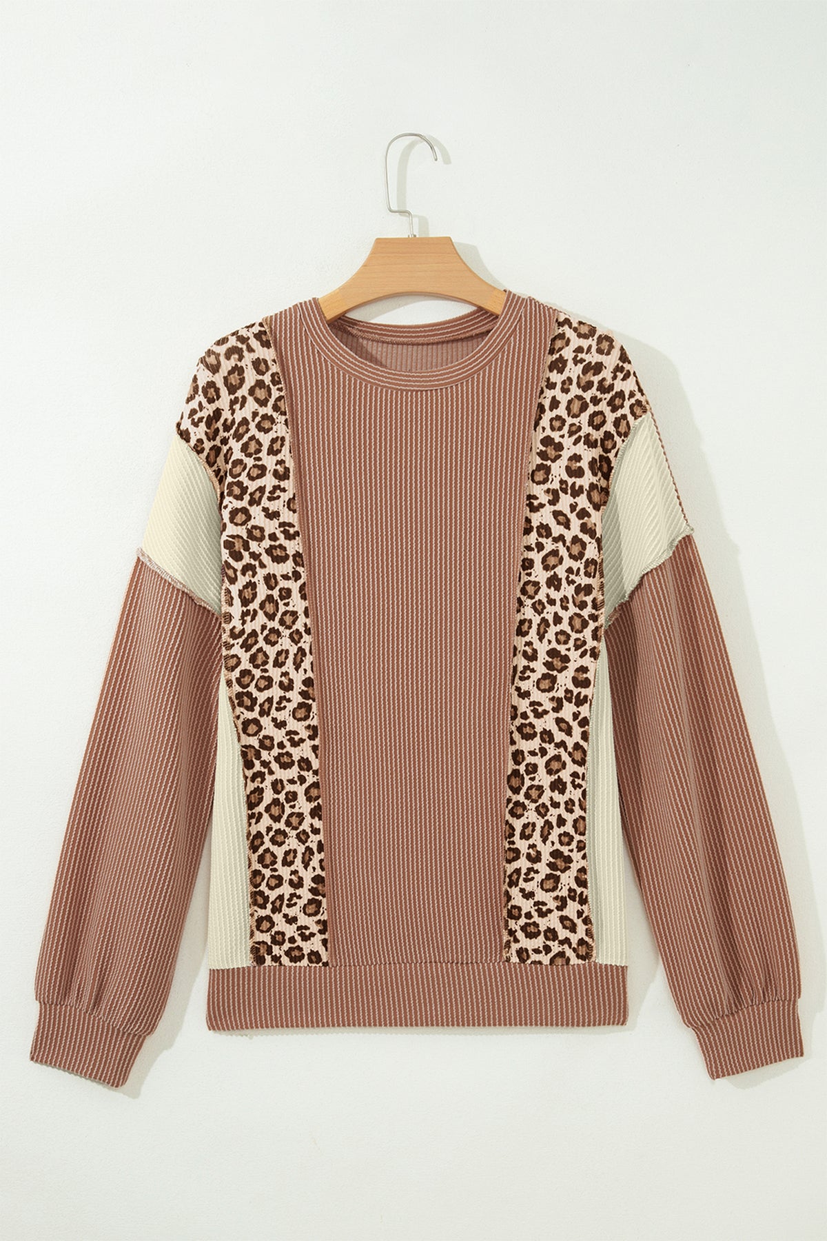 Leopard Print Knit Top