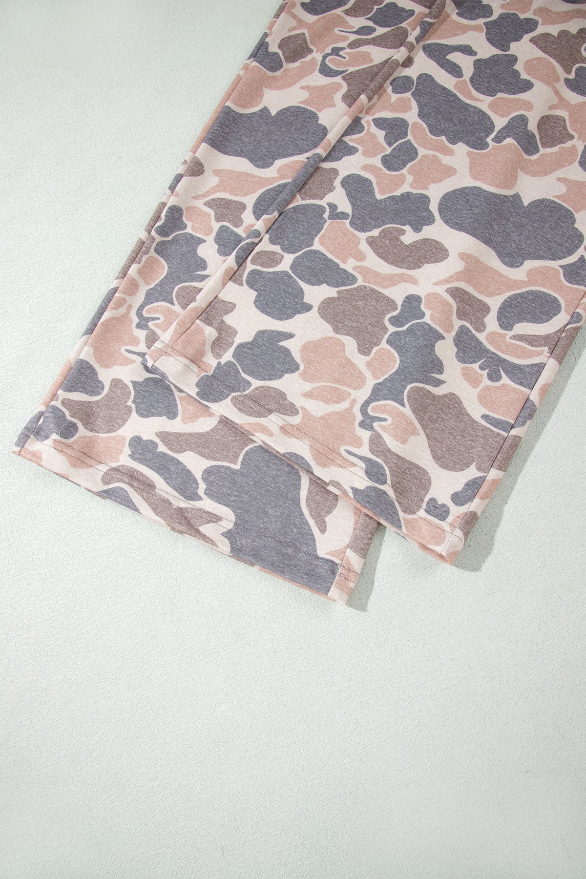 Camo Print Long Sleeve w/ Pants Set