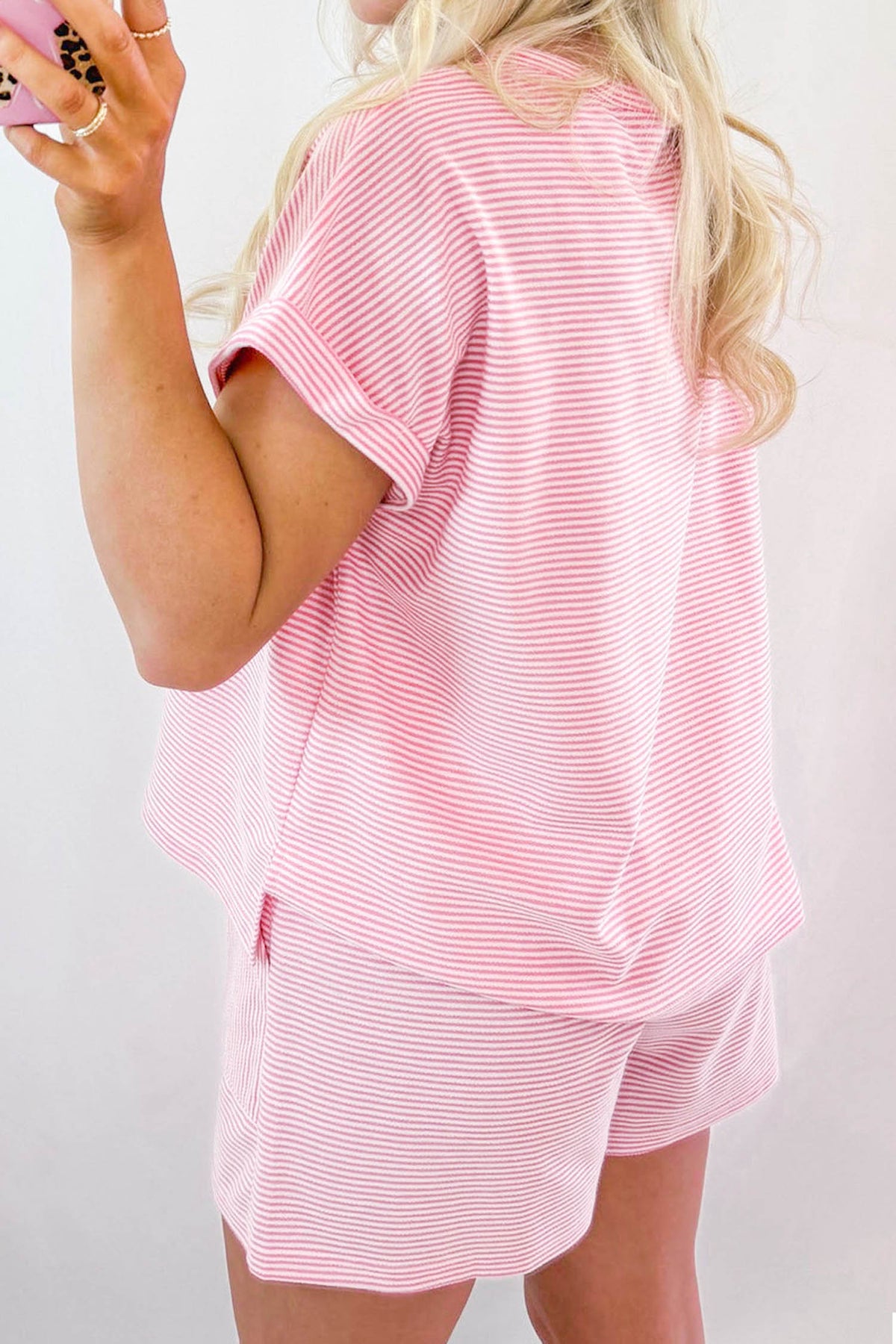 Oversized Tee and Shorts Set
