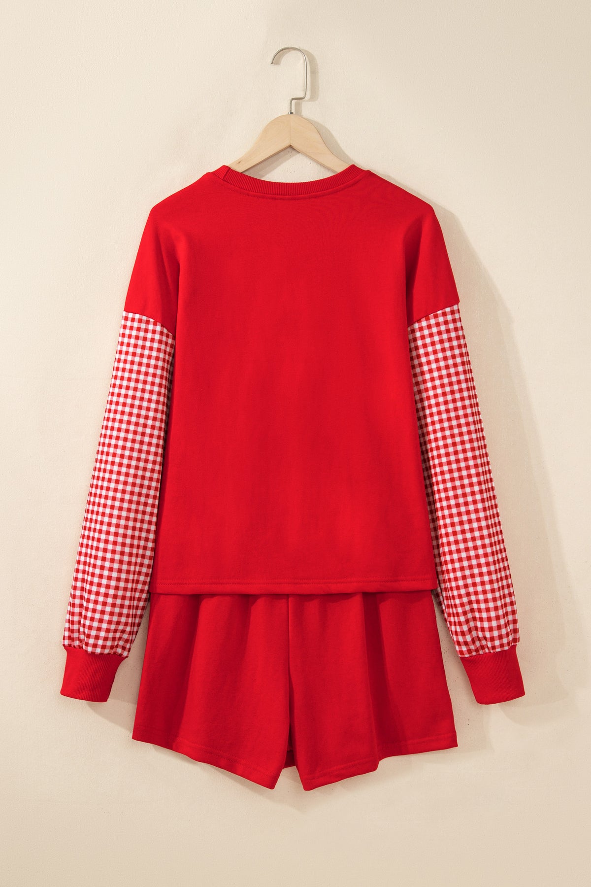 Long Sleeve Top w/Drawstring Shorts Set