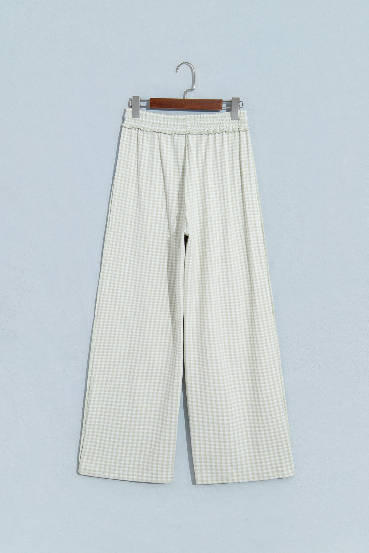 Plaid Drawstring Pants