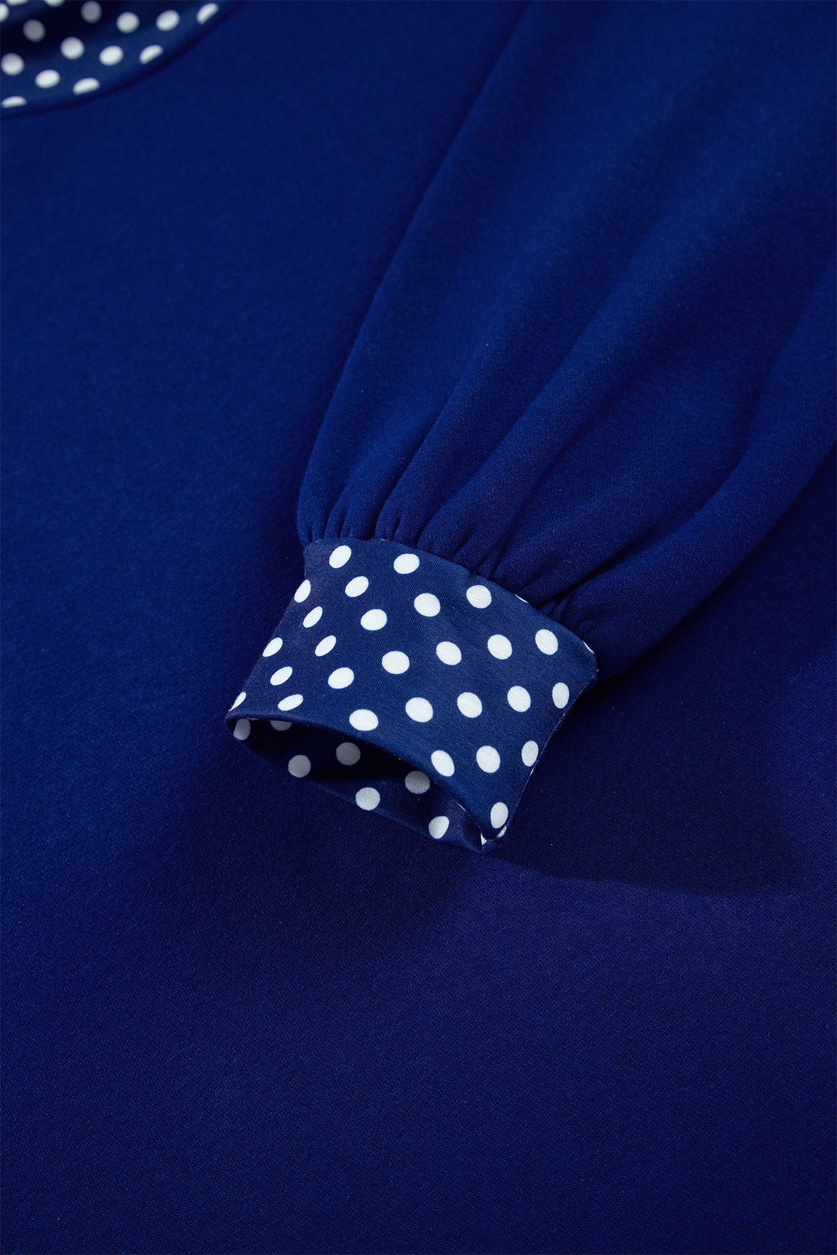 Polka Dot Oversized Sweatshirt