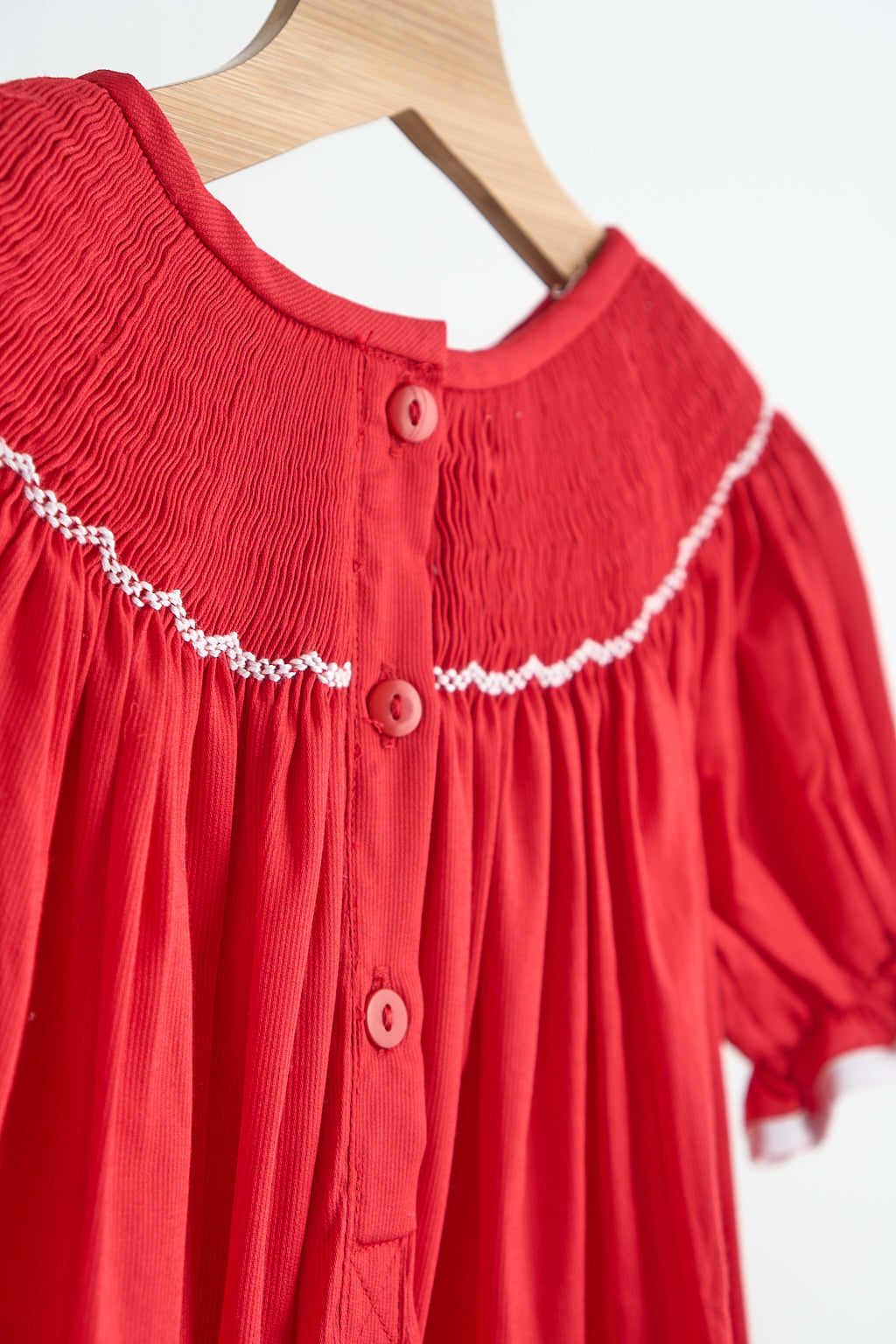 Peppermint Hand Smocked Dress