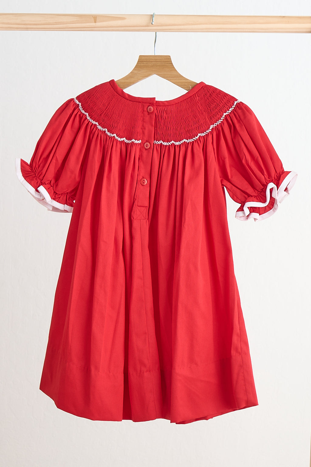Peppermint Hand Smocked Dress