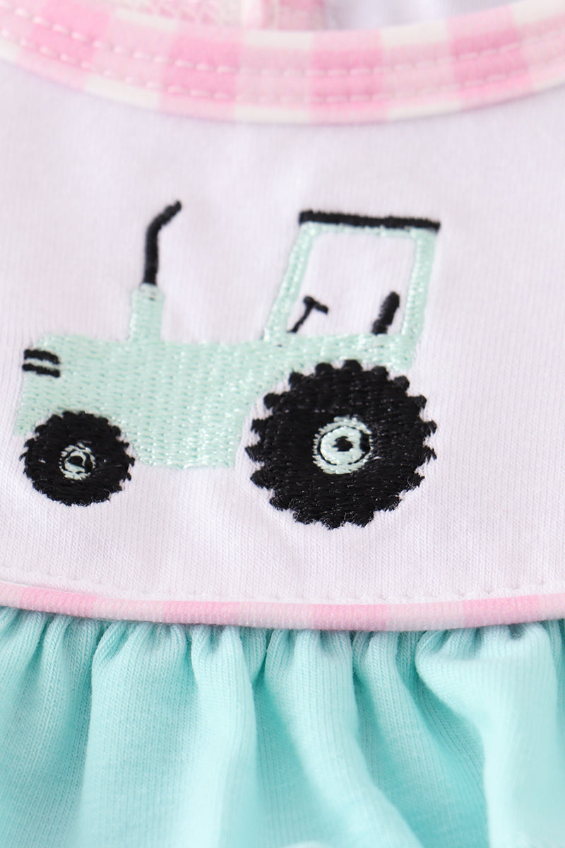 Tractor Embroidery Bubble