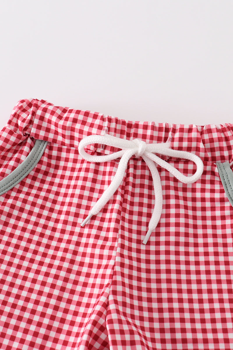 Green Farm Shorts Set