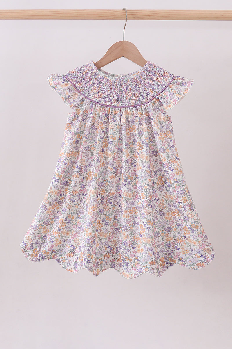 Floral Smocked Dress