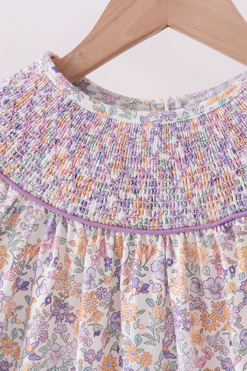 Floral Smocked Dress