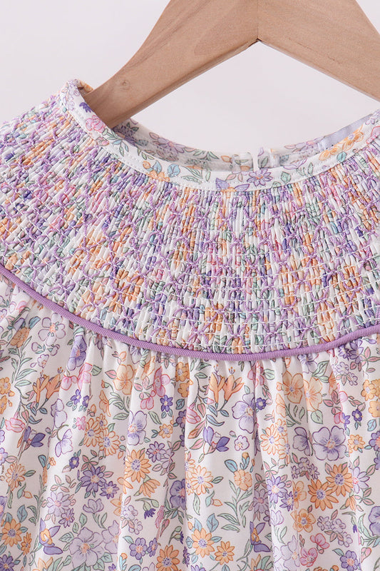 Floral Smocked Dress