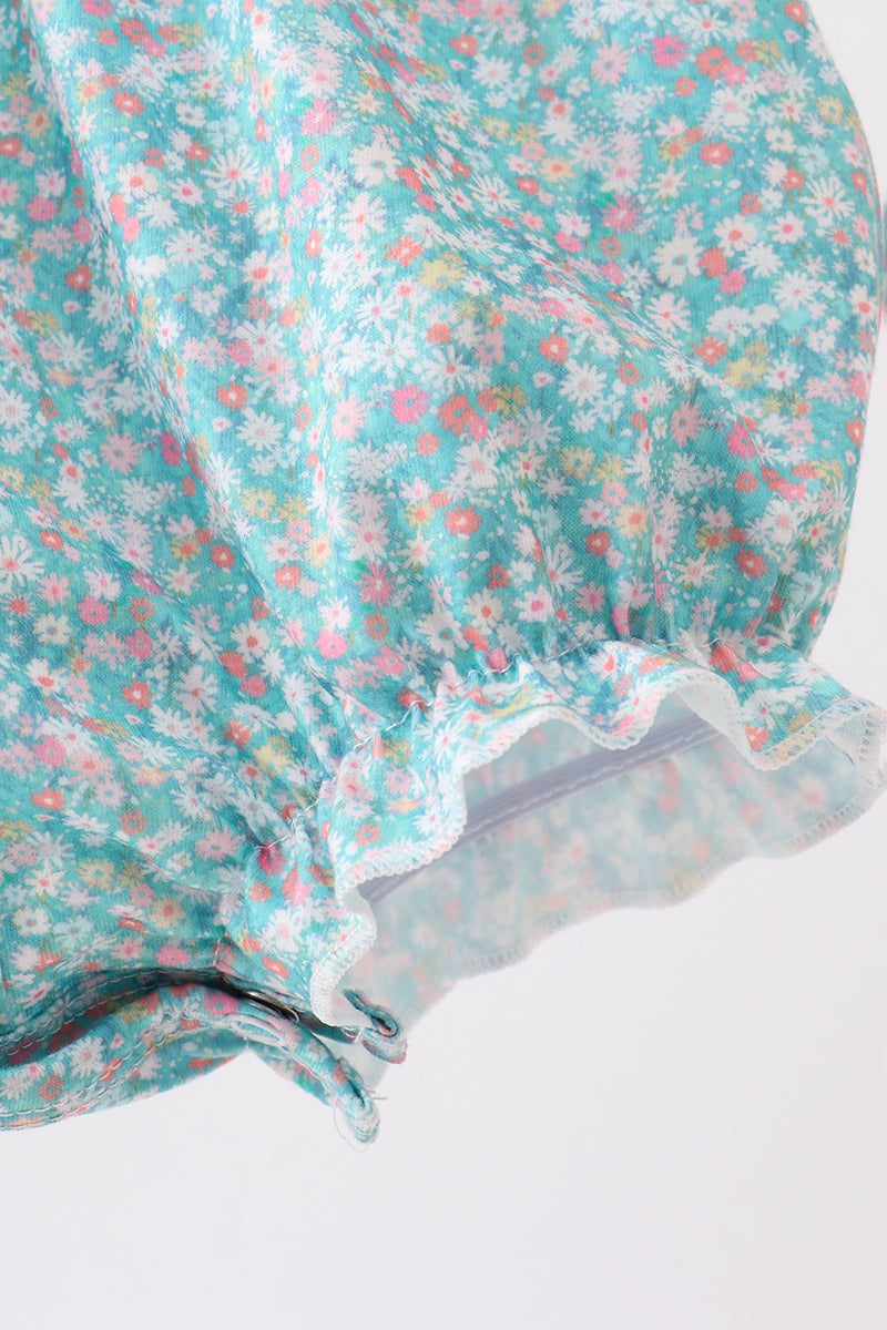 Floral Smocked Bubble