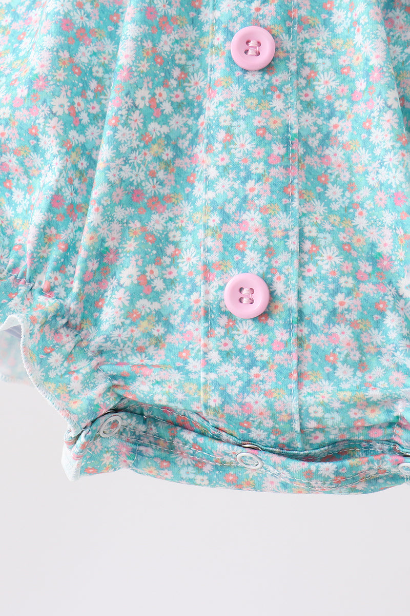 Floral Smocked Bubble