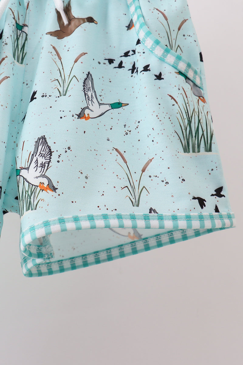 Duck Pocket Shorts Set