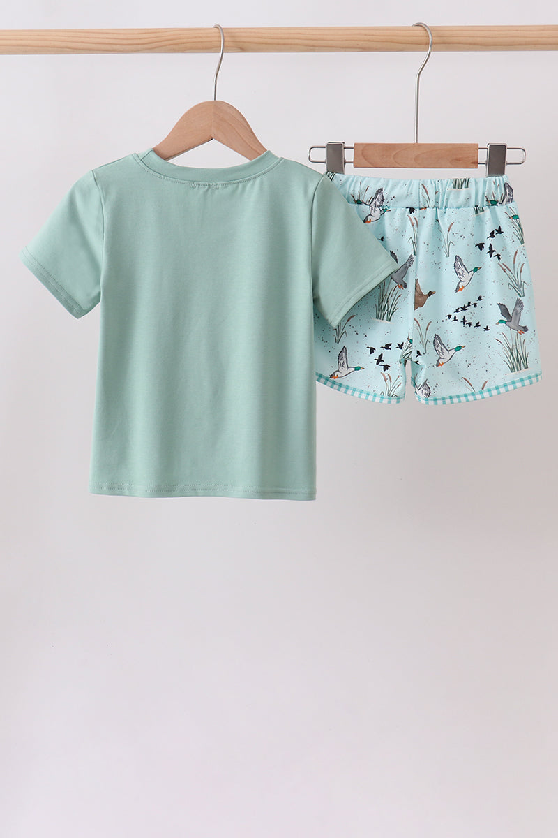 Duck Pocket Shorts Set