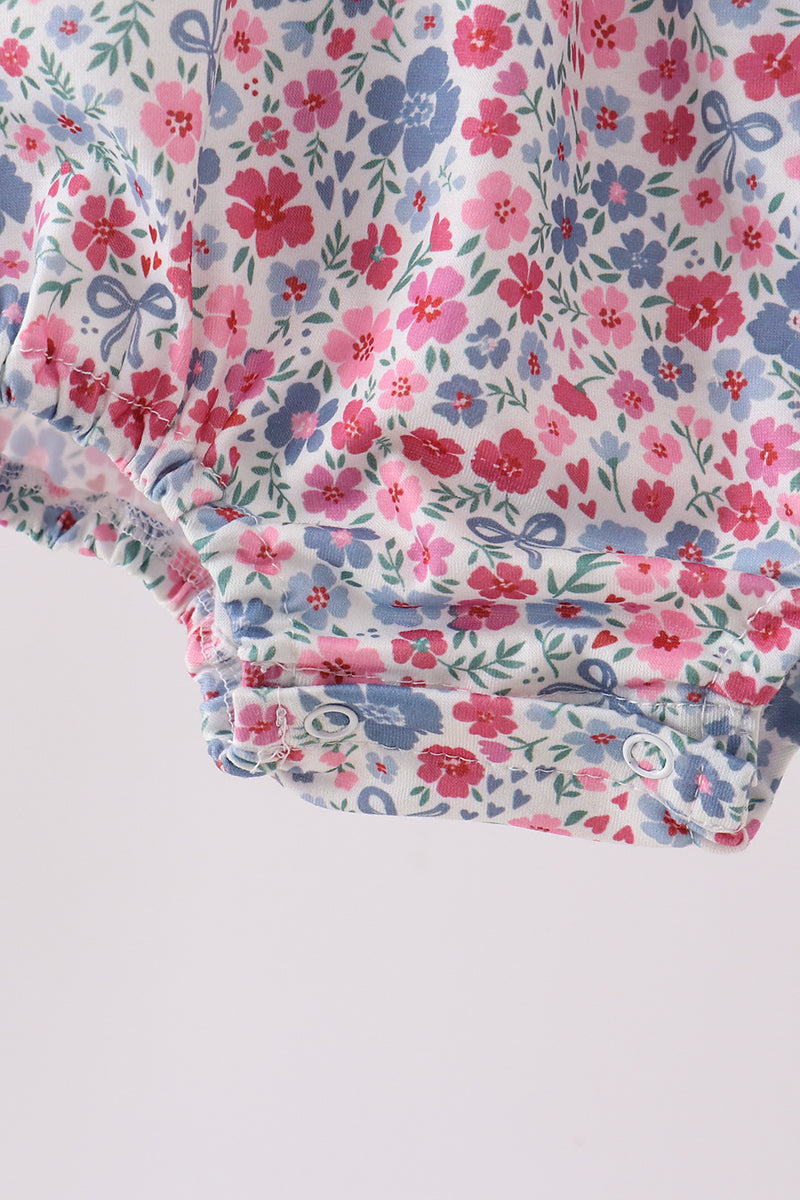 Floral Smocked Bubble