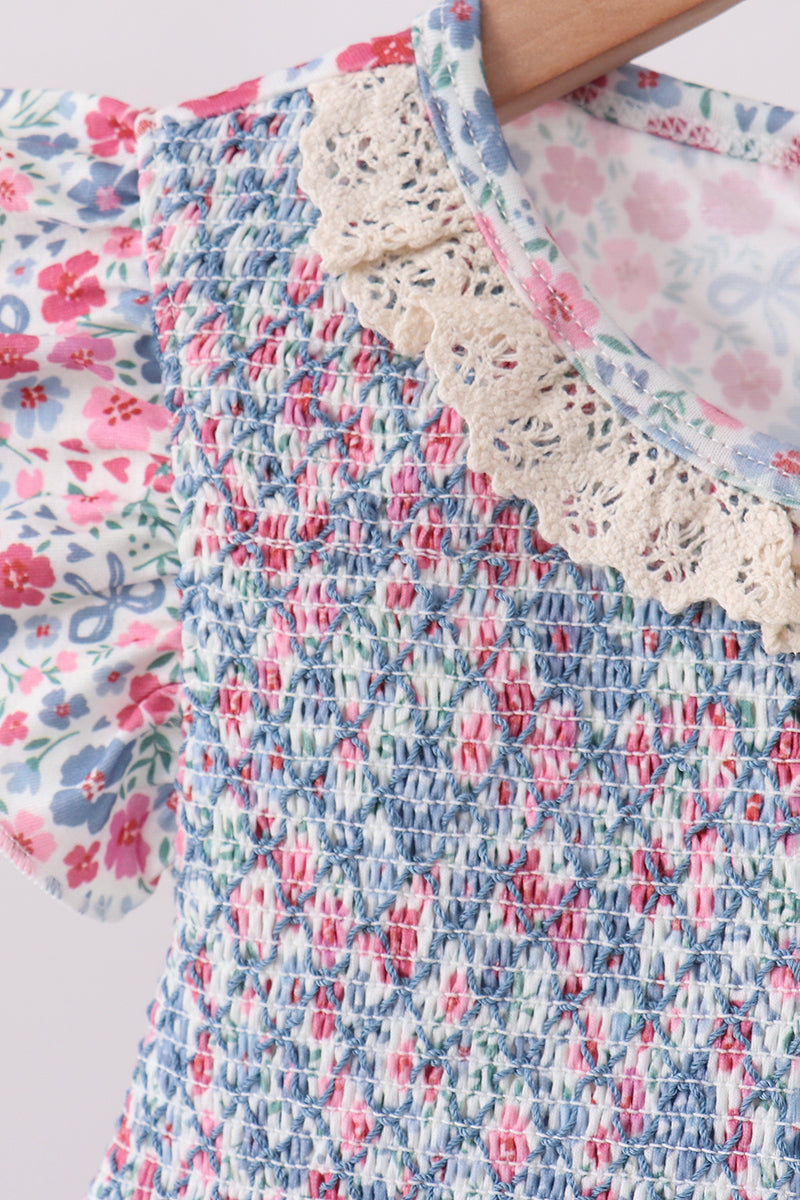 Floral Smocked Set