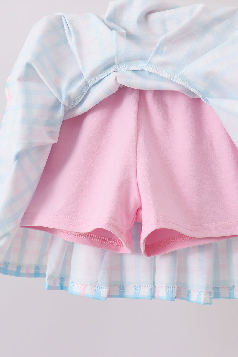 Crocodile Smocked Skorts Set