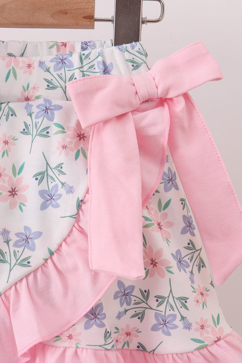 Piggy Ruffle Skorts Set