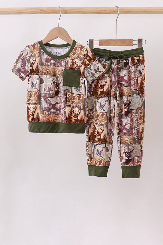 Hunting Bamboo Pajama set