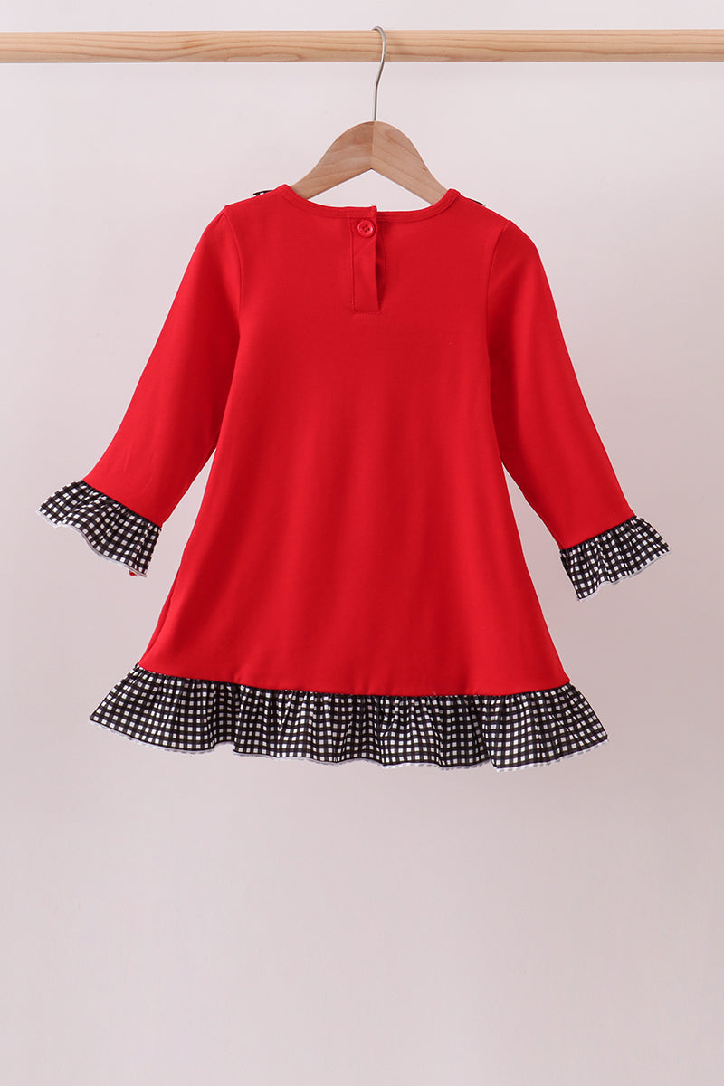 Georgia Embroidery Ruffle Dress