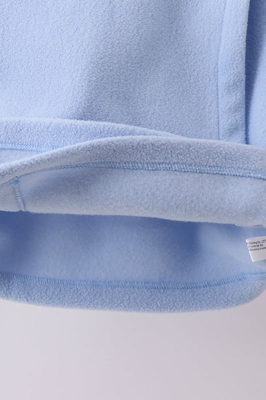 Blue Fleece Coat
