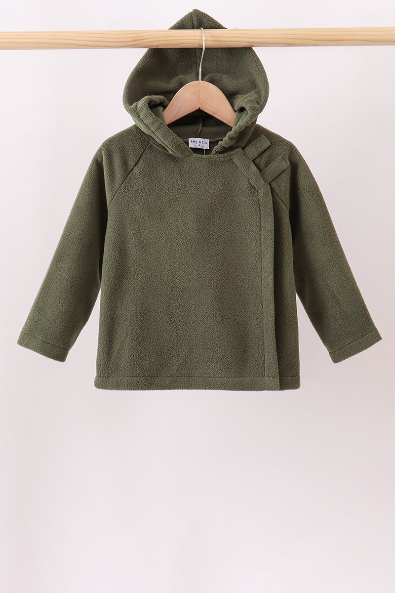 Green Fleece Coat