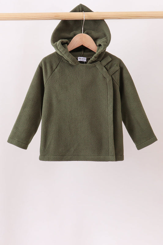 Green Fleece Coat