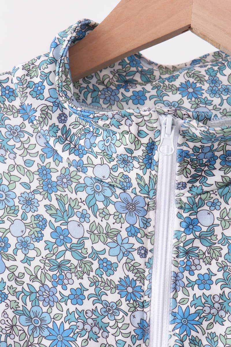 Teal Floral Mom & Me Set
