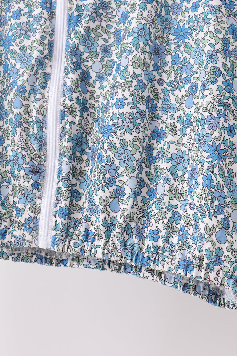 Teal Floral Mom & Me Set