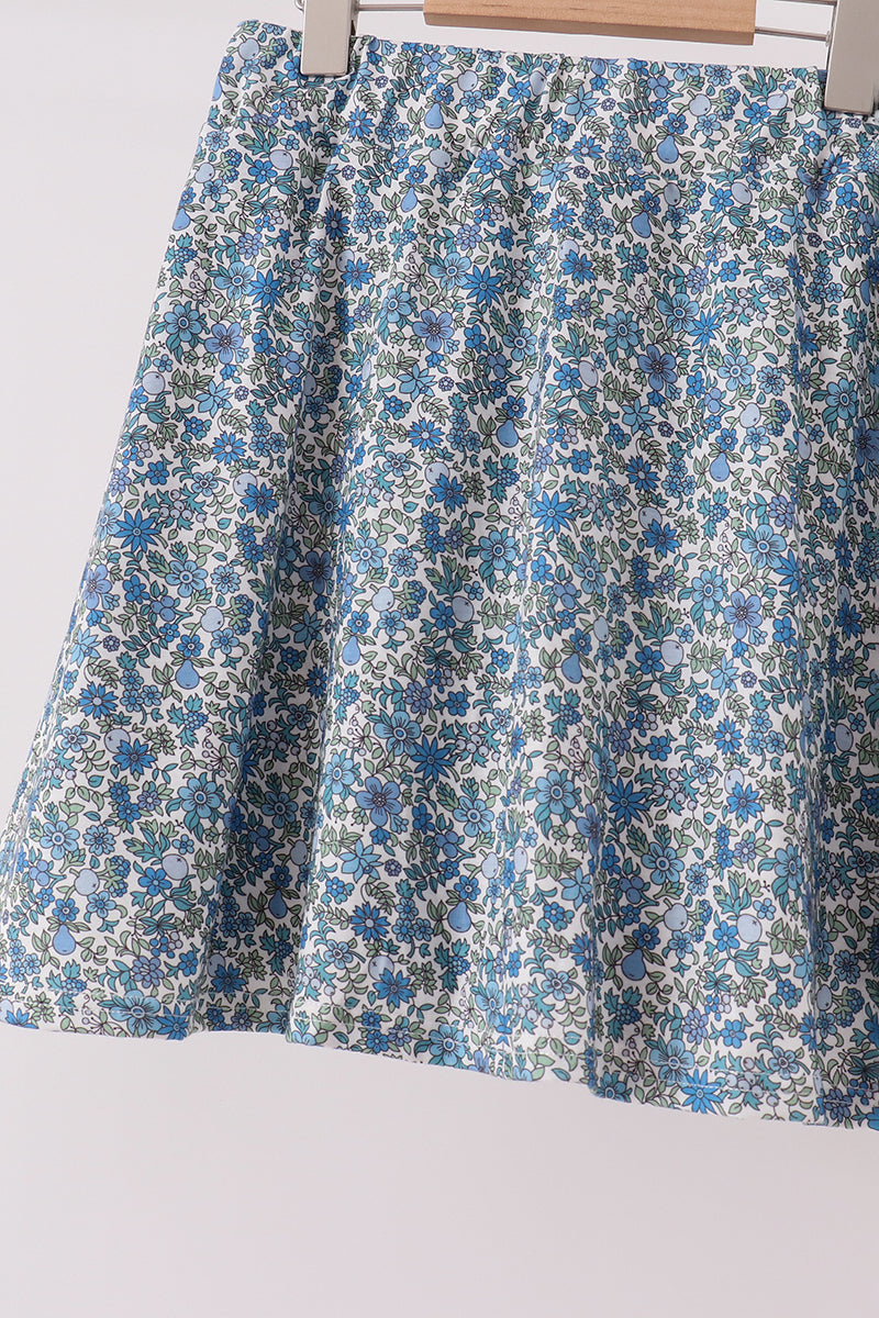 Teal Floral Mom & Me Set