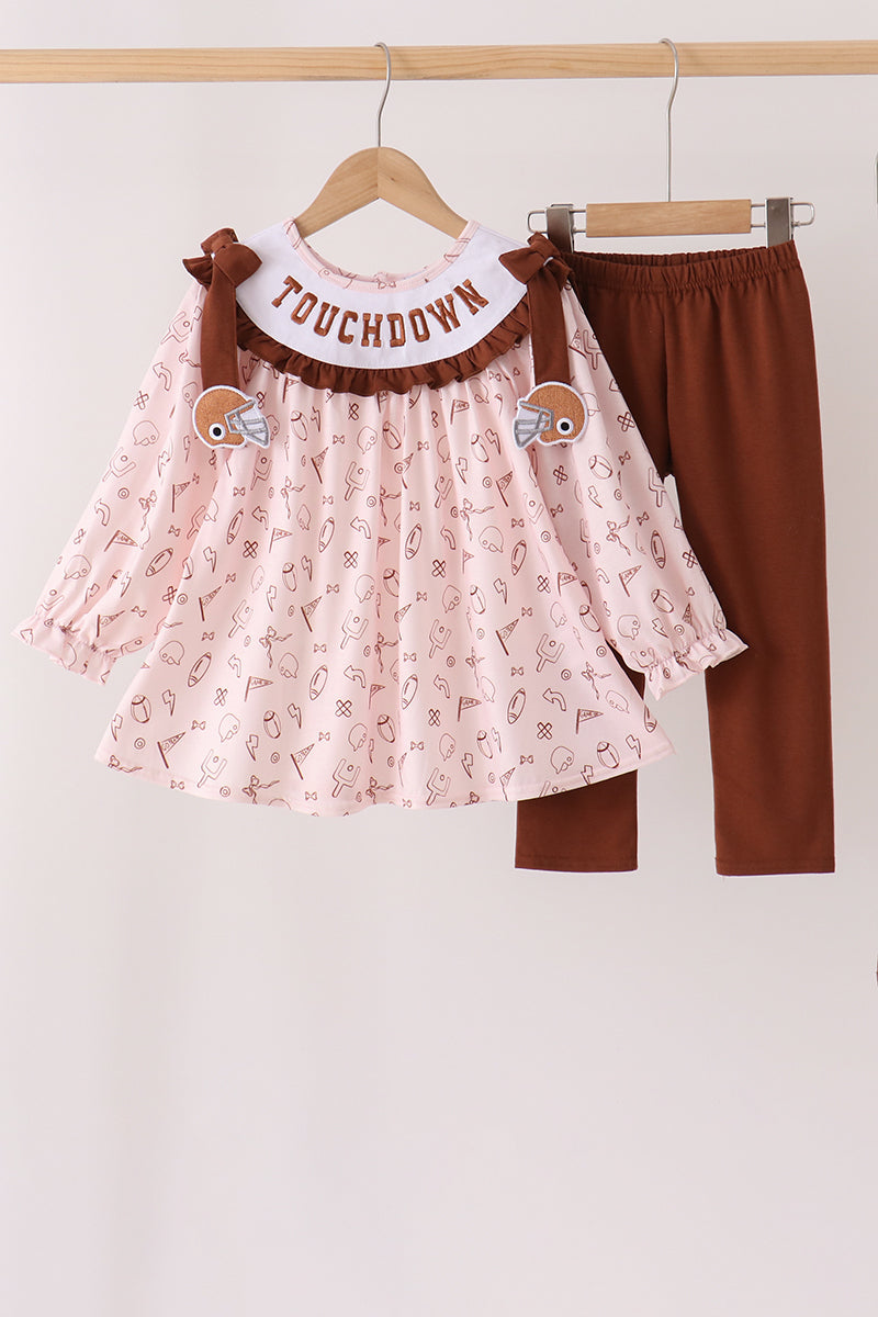 Touchdown Ruffled Dress Set