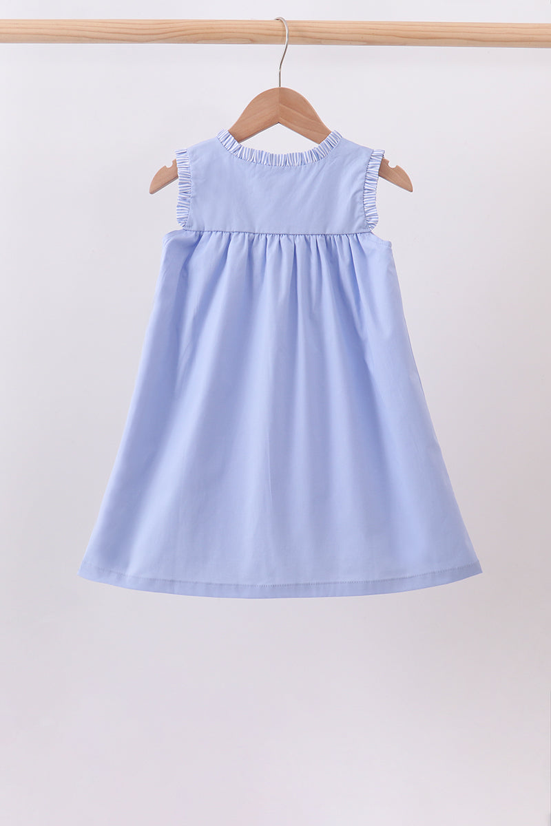 Sailboat Embroidered Dress