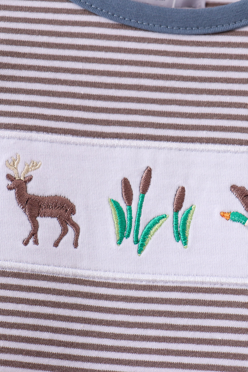 Hunting Embroidered Bubble