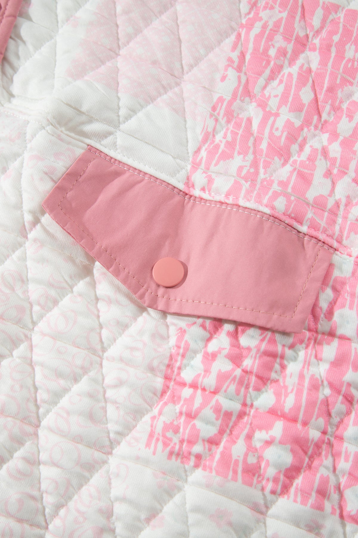 Floral Quilted Pullover Sweatshirt